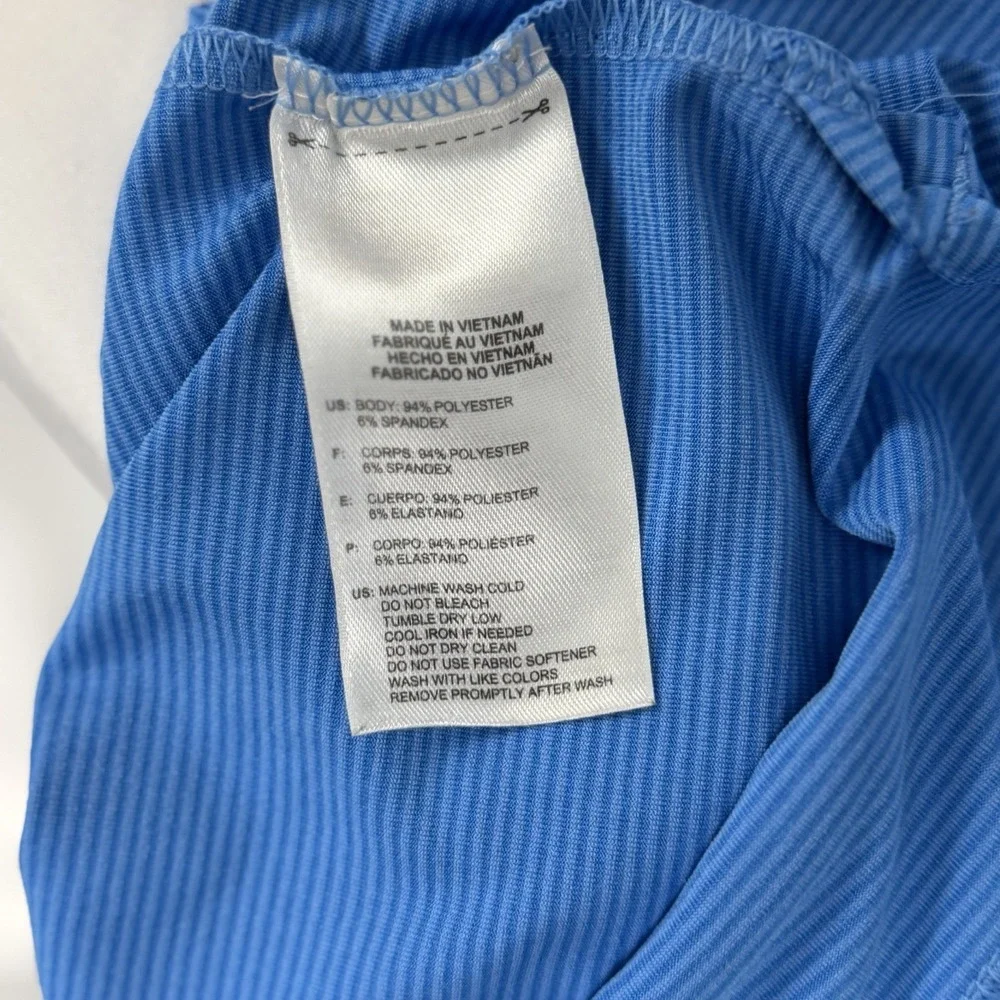 adidas Men's Ultimate Short Sleeve Golf Polo Shirt Light Blue, Stretch, Size L